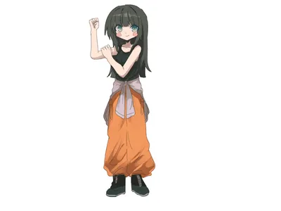 ガッツみなぎる女の子