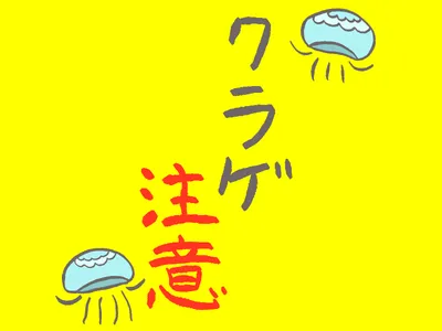 クラゲ注意2
