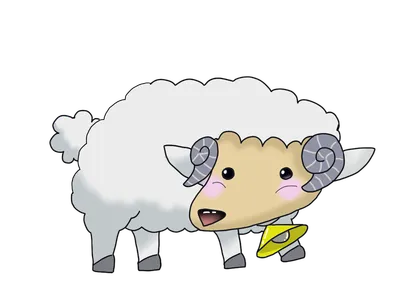 放牧ベルの羊