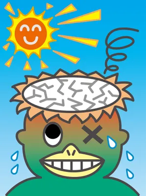 熱中症のカッパ君