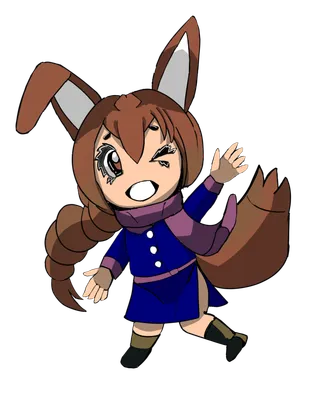 秋のキツネっ娘　ミニ