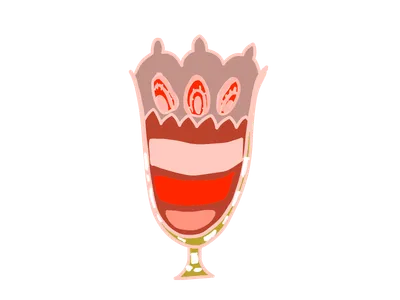 イチゴパフェ