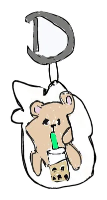 くまのキャラクターキーホルダー