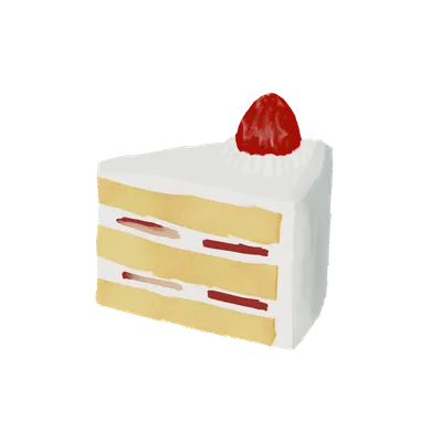 いちごののったショートケーキ