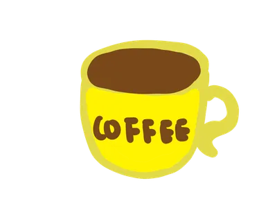 コーヒーマグ（黄色）