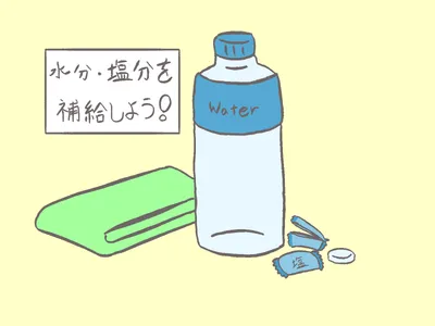 熱中症対策：水分補給2