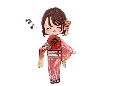 夏祭りに行く女の子