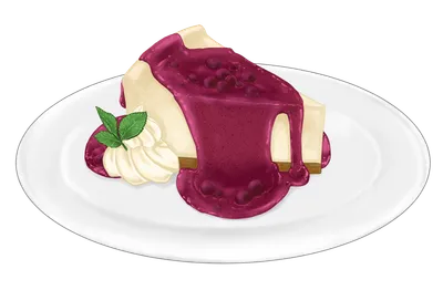 チーズケーキブルーベリー