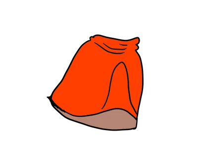 赤いスカート