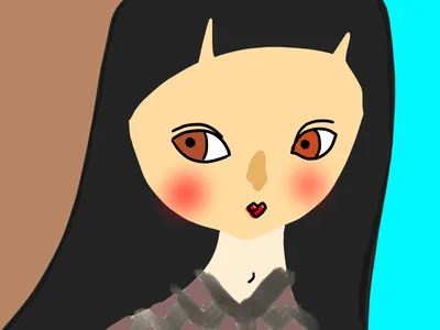 美人 赤い目