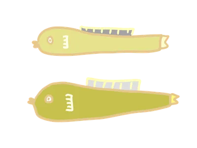 ウツボの親子