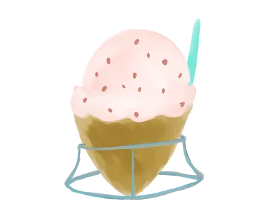 あずき コーンアイス