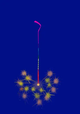 線香花火（ネオン単体）