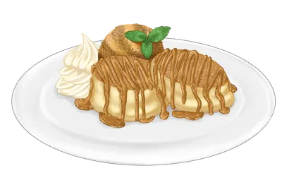 スフレパンケーキキャラメル