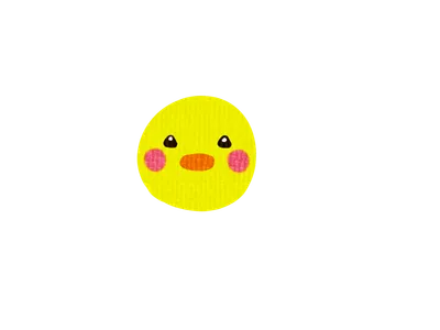 黄色ひよこ顔