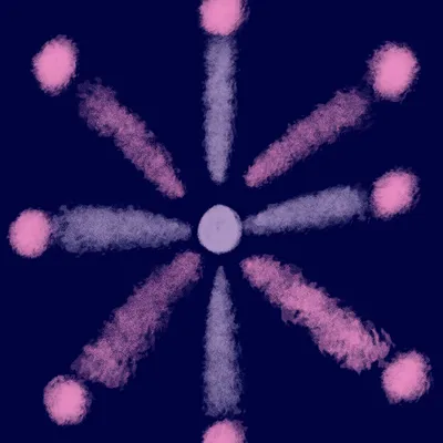 淡い花火