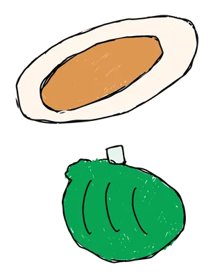 かぼちゃスープとかぼちゃ