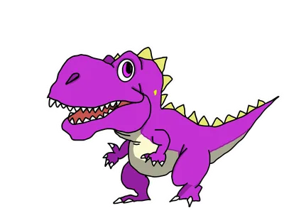 ティラノサウルス（紫）