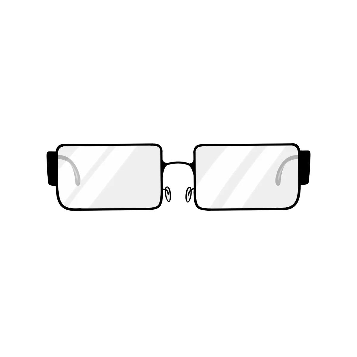 メガネ（グレー）