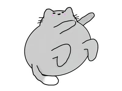 猫（グレー）