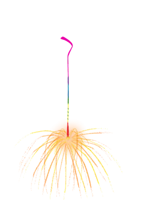 線香花火（暖色）