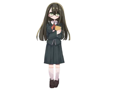 大人しめのロングヘア女の子