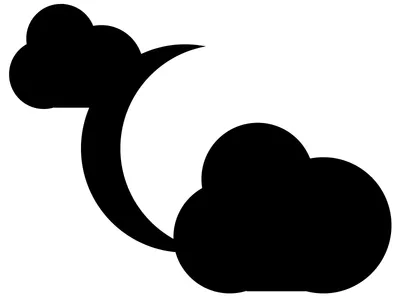 雲のシルエット