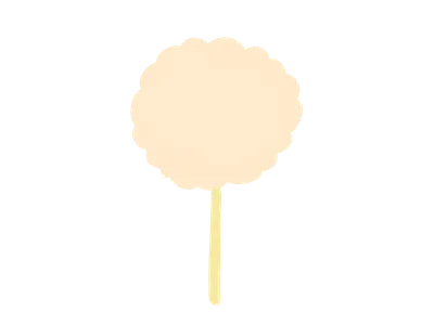 ふわふわのわたあめ