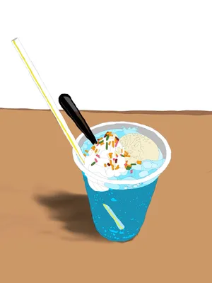 ブルーハワイフロート