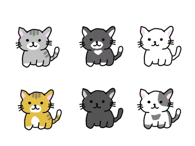 猫イラスト集（1）