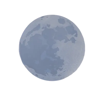 月に似た星（灰色）